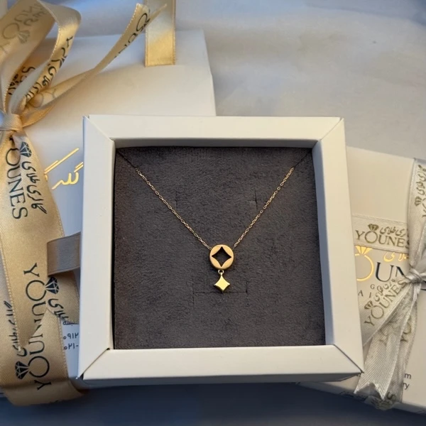 گردنبند ونکلیف آویزدار طلا